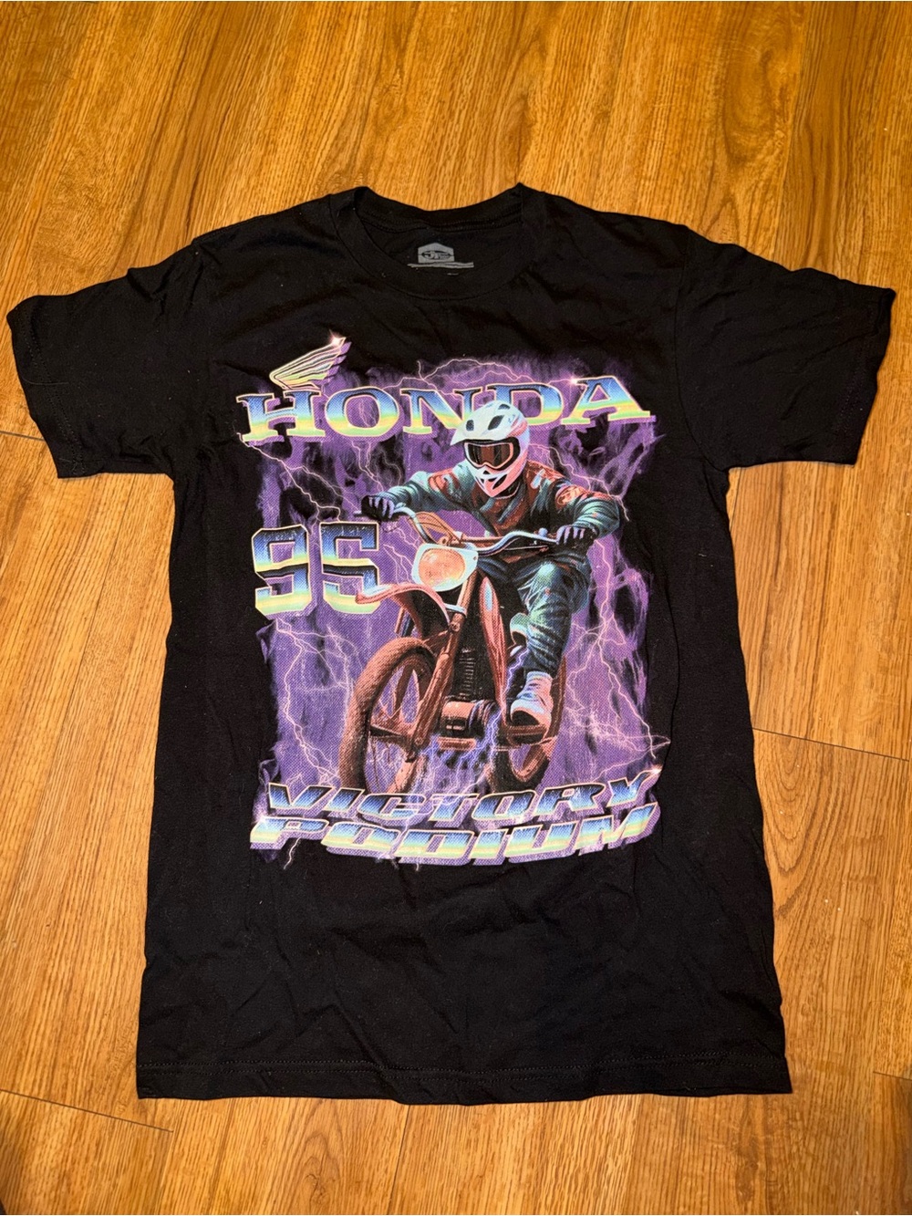 Honda Victory Podium double sided Graphic Tee sz small